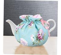 BESPORTBLE Wear Resistant Floral Drawstring Teapot Cosy with Insulated Corkboard Base Keeps Teapots Warm for Home Use Lightweight and Easy to Clean Tea Pot Cover