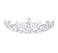 BESPORTBLE wedding crystal headband princess tiara Wedding Bridal flower wedding flower tiara coronas de quinceañeras Cosplay Headdress baroque flower girl headband baby for women decorations