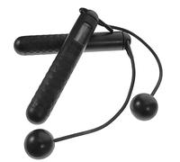 BESPORTBLE Weighted Jump Rope with Digital Counter Cordless Ropeless Skipping Rope for Fitness Deep Black 35mm Ball Adjustable Length for Adults and Women for Indoor and Outdoor Workouts
