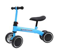 BESPORTBLE Wheel for Blue Non-Slip Grip Walker for Learning Walking and Coordination Rust-Resistant Carbon Steel Frame Indoor Outdoor Ride Boys