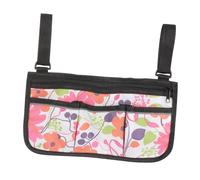 BESPORTBLE Wheelchair Armrest Storage Bag Side Pouch for Mobility Scooters Electric Chairs Lightweight Hanging Organizer for Elderly Adults