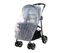 BESPORTBLE White Encryption Stroller Mosquito Net Full Cover Portable Breathable Insect Protection for Travel and Outdoor Use Pram Netting in Red