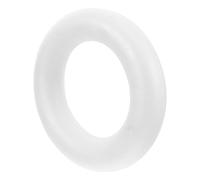 BESPORTBLE White Foam Solid Circle Ring for DIY Crafts and Party Decorations, Easy to Paint and Store, for Wreaths and Craft Foam Projects