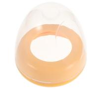 BESPORTBLE Wide Mouth Bottle Caps and Rings in Orange, Safe Pp Material with Dust Protection and Leak-Proof Sealing for Feeding and Stroller Use by New Parents and Families