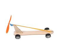 BESPORTBLE Wind-powered Diy Car Toy for Educational Plaything for Science Experiments Fun Assembly Teaching Aid Smooth Edges for Safe Play Great School Projects and Learning Activities