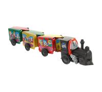 BESPORTBLE Wind Up Train for Retro Clockwork Plaything Interactive Educational Ornament for Home Decor Promotes Creativity Color Cognition Boys