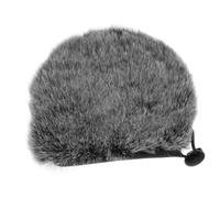 BESPORTBLE Windproof and Pop-up Shield Microphone Plush Cover Mic Cover Compatible for Popular USB and Snowball Microphones Accessory for Home Performance