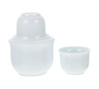 BESPORTBLE Wine Warmer Set Liquor Drinking Cups Chinese Style Ceramic with Comfortable Feel Without Burrs Antique Blue Porcelain for Traditional Wine Serving for Homes and Hotels