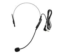BESPORTBLE Wire Headset Microphone System Double Earset Microphone for Speaking Portable Loudspeaker Bodypack Transmitter for Teachers and Guides in Lectures and Tours