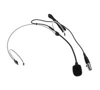 BESPORTBLE Wired Headset Microphone for Voice Amplifier, Teacher Headworn Mic Four-pin Connector, Black Over-ear Amplifier Microphone for Singing and Speaking