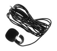 BESPORTBLE Wired Instrument Microphone for Ocarina Flute and Saxophone Mini Clip-On Condenser Mic 5m Cable for Stage Performances and Video Recording
