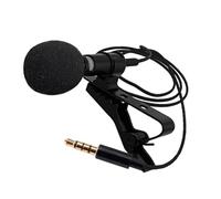 BESPORTBLE Wired Lavalier Microphone Clip-on Mic with Noise Reduction and High Sound Quality, Tpe Material, 3.5mm Plug, Omnidirectional Recording Microphone for Online Teaching and Video