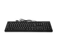 BESPORTBLE Wired USB Gaming Keyboard with Arabic Letters for Desktop and Laptop Material Pad Included USB Powered for Office and Home Use