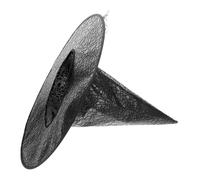 BESPORTBLE Witch Hat Mesh Hat Lace Veil for Halloween Cosplay Boys and Girls Adults Wizard Costume Party