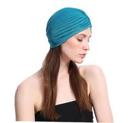 BESPORTBLE Woman Bathing Headband Elastic Sports Hair Wrap for Yoga and Face Washing Breathable Fits for Spa Exercise and Daily Use Dark Green