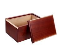 BESPORTBLE Wood Carved Pet Ashes Urn Box Solid Wood Memorial Casket for Dogs and Cats Decorative Cremation Box Pullout Design for Convenient Storage