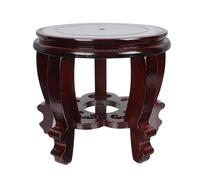 BESPORTBLE Wood Effect Aquarium Stand, Plastic Pedestal Display Base for Fish Tank, Turtle Tank, Bonsai, Fish Bowl and Home Decor, Brown Antique Style Display Riser