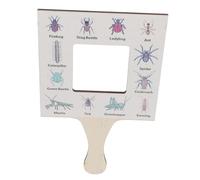 BESPORTBLE Wood Frame Nature Guide Finder Large Outdoor Observation Tool for Insect Identification Garden Exploration Educational for Camping and Nature Learning