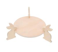 BESPORTBLE Wood Fruit Candy Tray High Based Snacks Dish Practical Convenient to Use Simple Design Creative Design Wood Dessert Plate for Wedding Dining Table