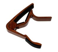 BESPORTBLE Wood Grain Aluminium Alloy Guitar Capo with Thick Protection Lightweight and Clip for Acoustic Electric Guitars and Ukulele Suitable for Beginners and Professionals