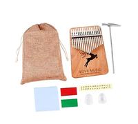 BESPORTBLE Wood Thumb Piano Musical Instrument for Beginners Finger Piano Bundle Creative Kalimba for Boys and Girls and Adults