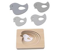 BESPORTBLE Wooden Animal Shape Matching Puzzle Early Education Color Cognition for Develops Creativity and Communication Skills for Parent Interaction and Learning Activities