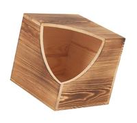 BESPORTBLE Wooden Bird Breeding Box with Nesting Space Small Bird Incubator Nest for Parrots Swallows Sparrows Hamsters and Breeding Supplies Random Color Random Color