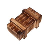BESPORTBLE Wooden Brain Teaser Puzzle Box with Secret Compartments for Adults Cognitive Skill Development Intelligence Game Enhancing Problem Solving and Hand Eye Coordination Collection All