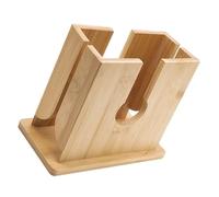 BESPORTBLE Wooden Bread Slicing Guide Manual Bagel Holder for Easy Kitchen Baking Versatile Tool for Even Slicing of Homemade Bread Sandwiches User Friendly Design for All Skill Levels Quick