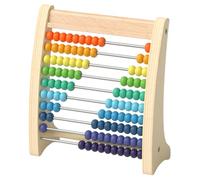BESPORTBLE Wooden Calculation Abacus for Montessori Math Learning Enhances Counting Skills and Brain Development Vintage Style Educational Arithmetic Tool for Early Learning