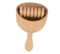BESPORTBLE Wooden Cup with Roller for Deep Muscle Relaxation Handheld Swedish Massage Cup for and Body Shaping Self-Massage Tool for Home Use