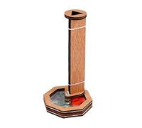 BESPORTBLE Wooden DIY Kaleidoscope Kit Portable Rotating Design for Safe Natural Wood Encourages Imagination and Color Recognition Great