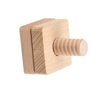 BESPORTBLE Wooden DIY Screw Plaything Educational Matching for Smooth Rounded Edges Hand Eye Coordination Development Creative Geometry Building for Preschoolers