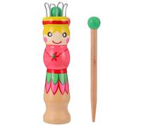 BESPORTBLE Wooden French Knitting Doll Yarn Knitter Craft with Needle for DIY Braided Cord Making Beginner Starter Kit for Woollen Yarn and Synthetic 11.00 X 2.50 X 2.50 Cm