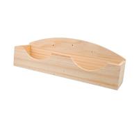 BESPORTBLE Wooden Grass Feeder Rack for Small Pets Food Holder for Guinea Pigs Chinchillas Easy to Install Minimizes Waste Removable Design for Environment