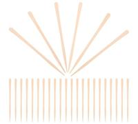 BESPORTBLE Wooden Hair Removal Wax Sticks 100pcs Flat End Applicators for Body Hair Removal Use by Men and Women at Home and Spa
