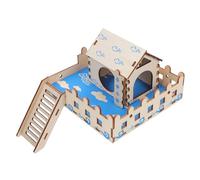 BESPORTBLE Wooden Hamster Climbing Ladder Cozy House for Gerbils Rats Pets Promotes Activity Health for Play Exploration