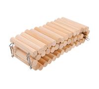 BESPORTBLE Wooden Hamster Ladder Bridge Animal Climbing for Rats Mice Gerbils Cage Exercise Chew Bite for Pet Health and Coordination Development
