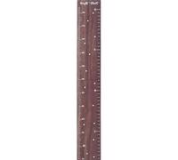 BESPORTBLE Wooden Height Ruler for Growth Measurement, Wall Sticking Height Chart for Home, Reusable Wooden Growth Wall Chart Tape Measure and Sponge Adhesive