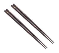 BESPORTBLE Wooden Japanese Chopsticks 2 Pairs Long Handle with Anti-Slip Grip Cherry Blossom Pattern for Kitchen Home Cooking and Sushi Use