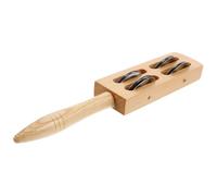 BESPORTBLE Wooden Jingle Hand Bells Shaker for Bell Musical Instrument for Christmas Party Favors Engaging and Friendly for Home and School Activities