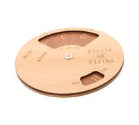 BESPORTBLE Wooden Music Learning Tools Guitar Chord Wheel Scale Chord Chart for Beginners Tool