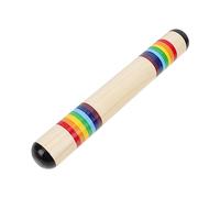 BESPORTBLE Wooden Orff Rain Sound Barrel Musical Rainbow Rainstick Shaker for Early Education Safe Percussion Instrument for Sensory Auditory Development