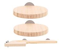 BESPORTBLE Wooden Parrot Play Stand Bird Toys for Caged Birds Parrot Perch Jumping Board Natural Feeding Platform