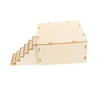 BESPORTBLE Wooden Pet Nest for Small Animals Decorative Hamster and House Stairs Fun and Bite-resistant Resting Space for Guinea Pigs