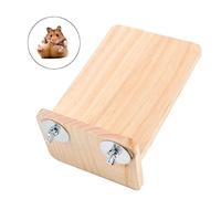 BESPORTBLE Wooden Platform Perch for Mouse Chinchilla Rat Gerbil and Dwarf Hamster Cage Toy Small Animal Platform Hamster Ledge