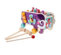 BESPORTBLE Wooden Pounding for Educational Knocking Hammering Plaything Early Learning Motor Skills Development Preschool Activity