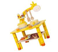 BESPORTBLE Wooden Pretend Play Bbq Set for Educational Cosplay Cooking Plaything Cognitive Development Non Electronic Role Play for Boys and Early Learning Fun