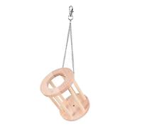 BESPORTBLE Wooden Rabbit Hay Feeder Rack Chain Small Animal Food Manger for Guinea Pigs Rabbits and Chinchillas Keeps Hay Clean Reduces to Install Cage
