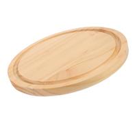 BESPORTBLE Wooden Round Cheese Board Serving Platter with Portable Design and Easy Cleaning Feature, Fruit Cutting Board and Cake Serving Plate for Café or Home Use